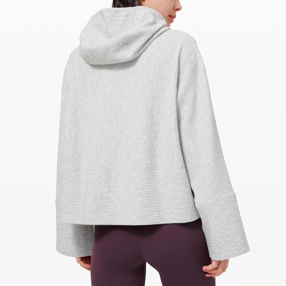 Lululemon Retreat Yourself Hoodie in Heathered Core Ultra‎ Light Grey Nimbus